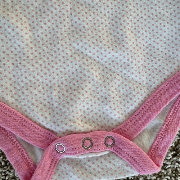 Michigan State Spartans Baby Girl Bodysuit Set MSU Spartan outfit Size 6-9 - Picture 4 of 9